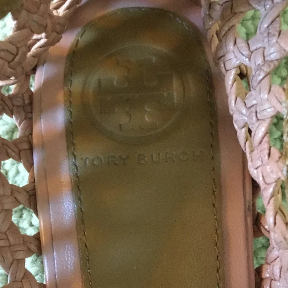 Tory Burch Carlyle Woven Ballerina Flats